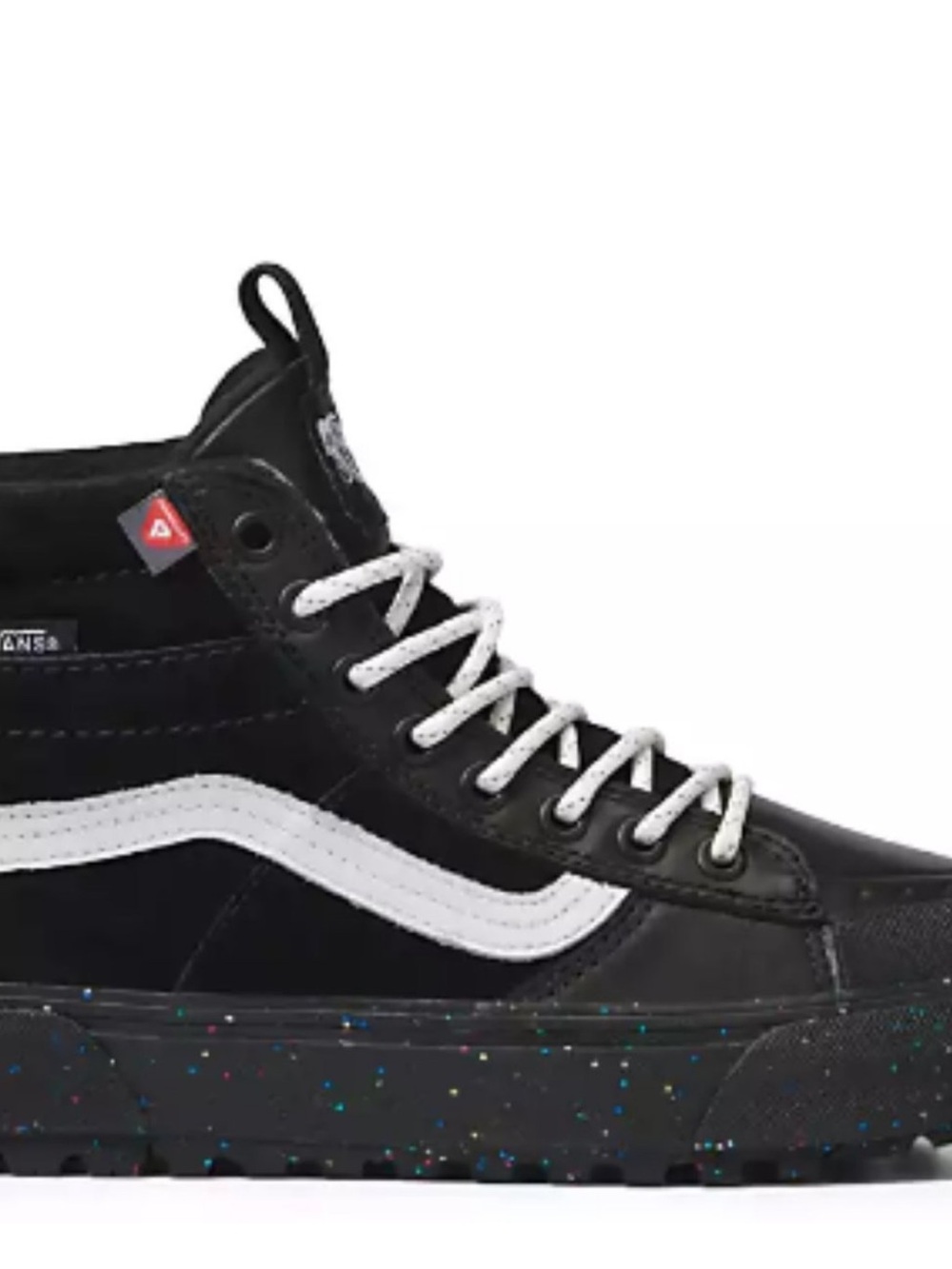 Vans Sk8 Hi MTE all weather women’s 9.5 black white sneakers - Picture 2 of 8